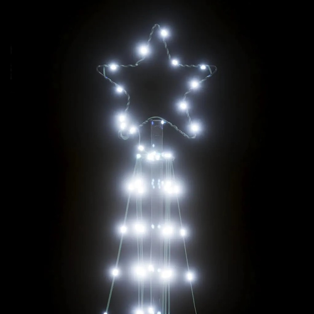 hideg fehér LED karácsonyfa 363 LED 182 cm