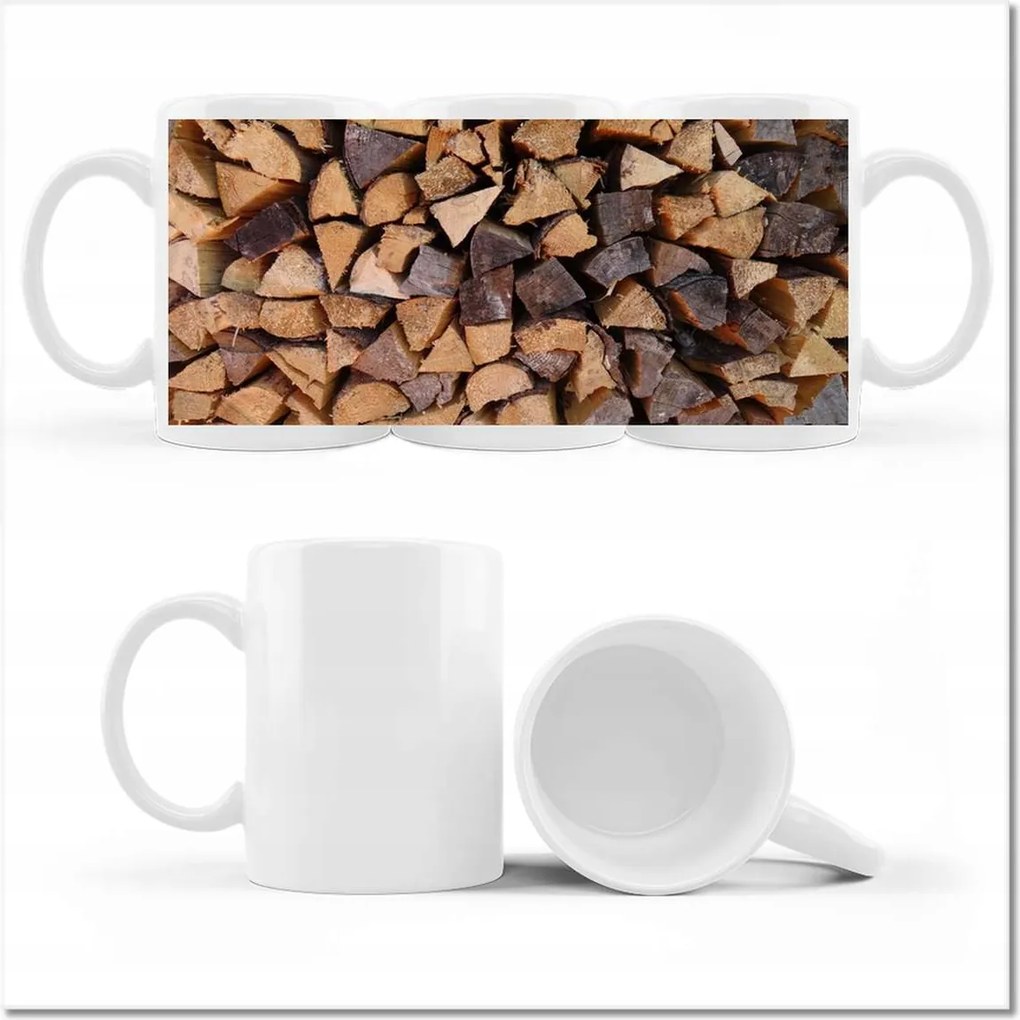 Fényképes bögre Fa a kandallóhoz