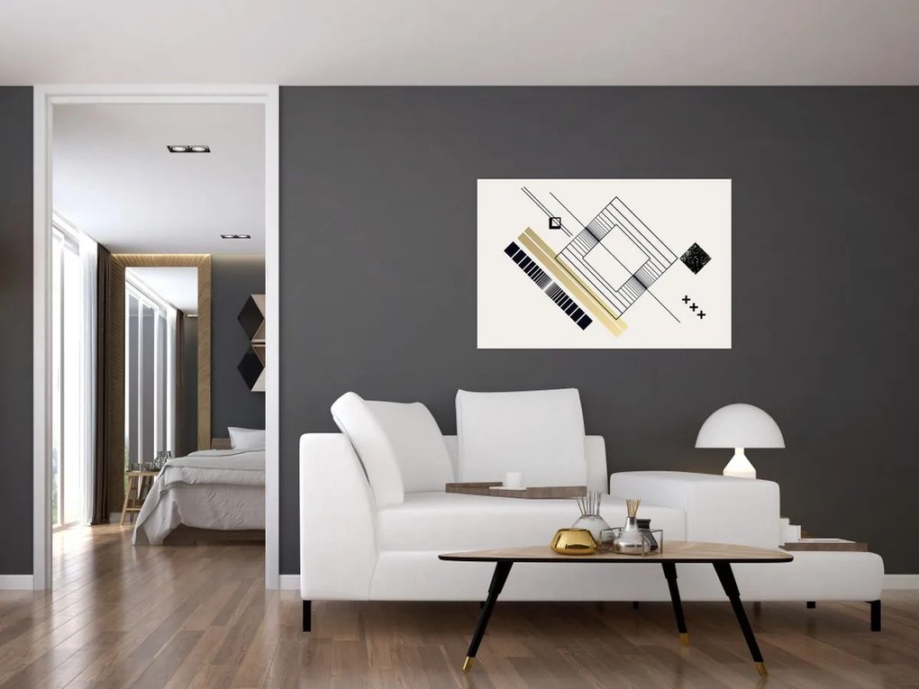Kép - Geometriai formák N⁰6 (90x60 cm)