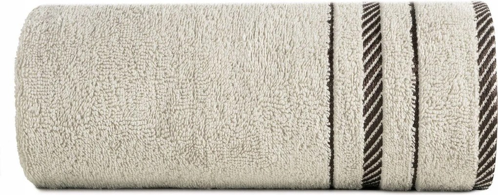 Törölköző Korall 70x140 bézs frottír 480g/m2