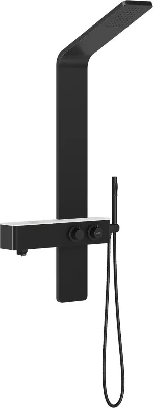 Mexen Sund zuhanypanel, fekete - 7620-02-70