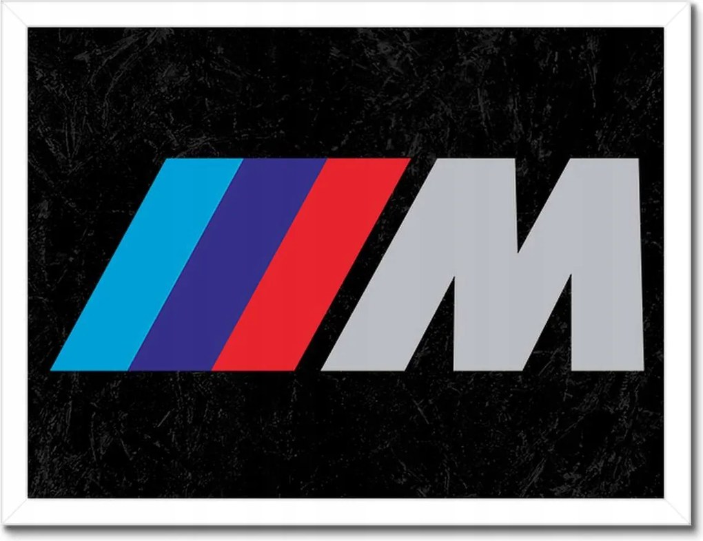 Poszterek keretben 40x30 M Power bélyeg Bwm Auto