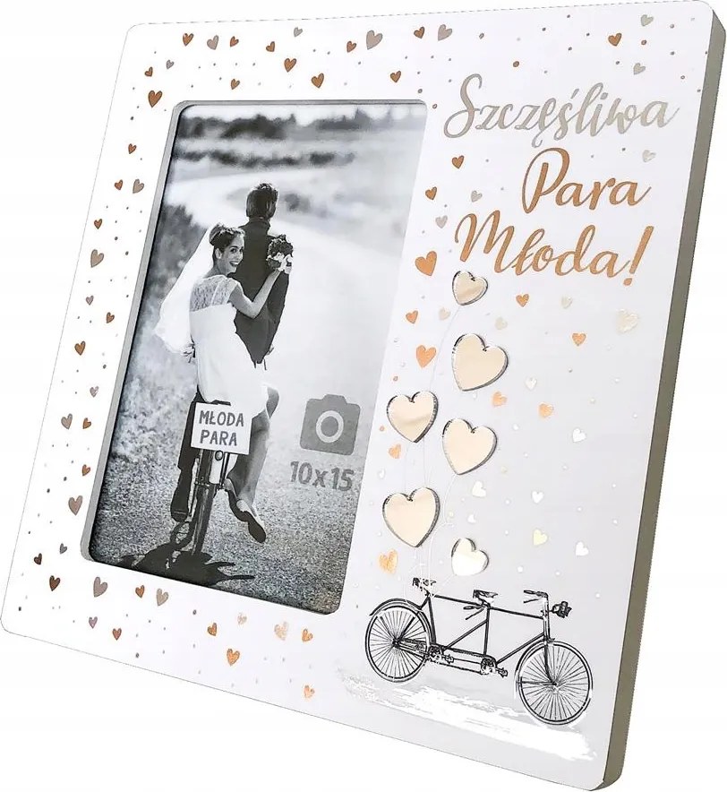 Esküvői Képkeret Boldog Fiatal Pár 039