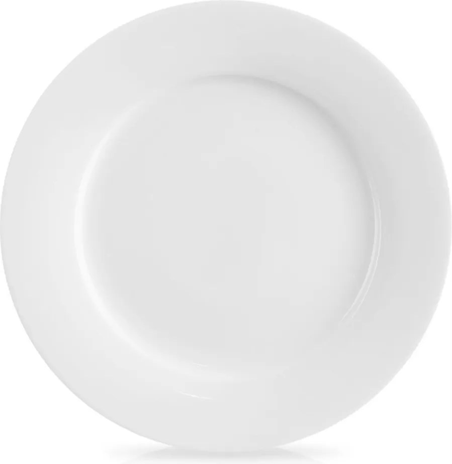 Desszert Tányér Kis Csempe Sütemény Porcelán Fehér Klasszikus 19 cm