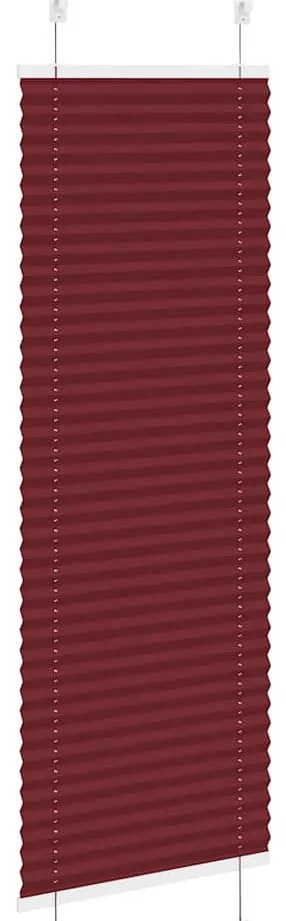 pliszírozott redőny Bordeaux piros 50x150 cm szövetszélesség