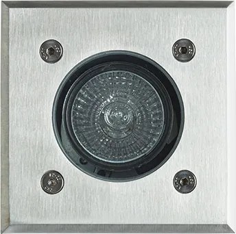 RENDL ORBU SQ 10 süllyesztett lámpa rozsdamentes acél 230V LED GU10 15W IP67