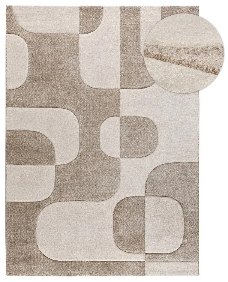 Krémszínű szőnyeg 80x150 cm Lena – Universal