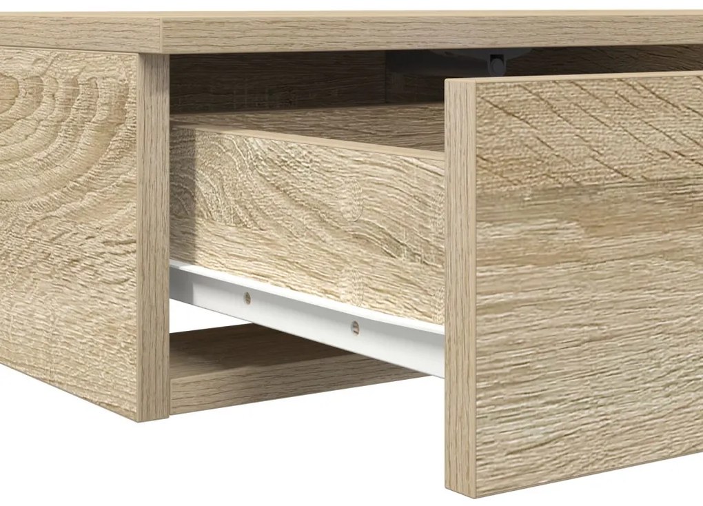 Éjjeli Asztal Sonoma Tölgy 120x36.5x16.5 cm Szerelt Fa