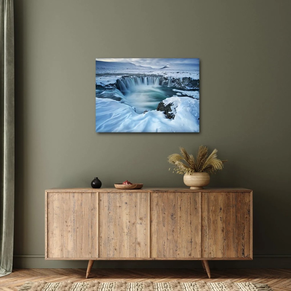 Kép - Istenek vízesése, Izland (70x50 cm)