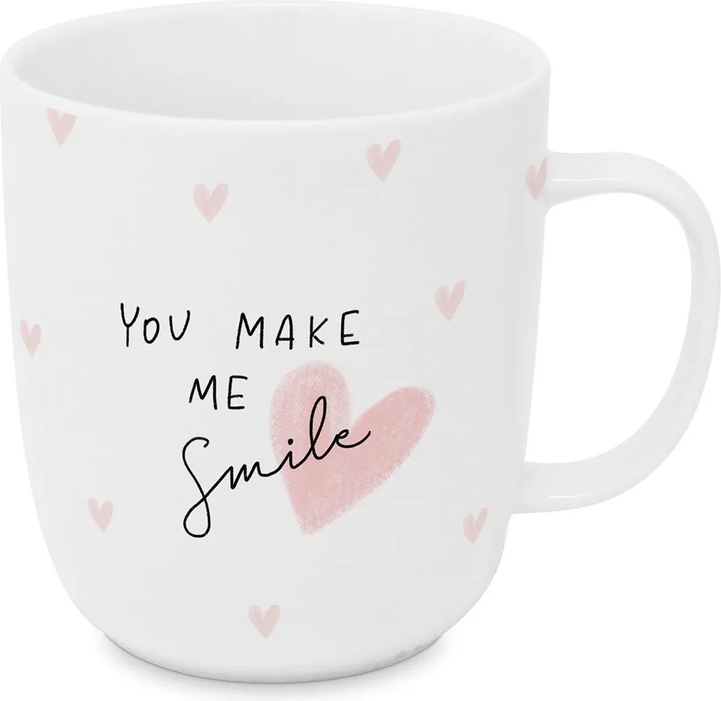 Porcelán Bögre 0,4 l Design@home You Make Me Smile by I. Markiewicz
