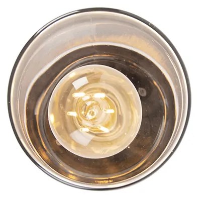 Modern mennyezeti lámpa fekete 22,6 cm IP44 - Jarra