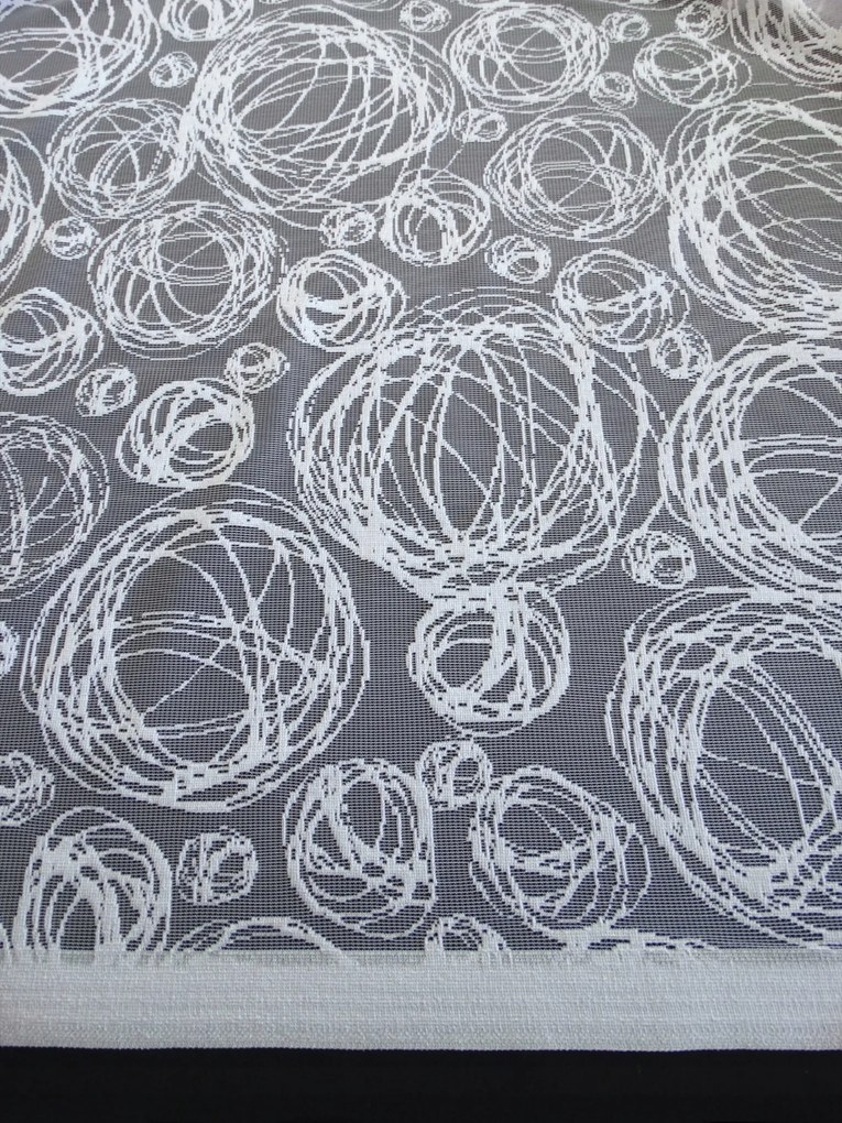 Mg Függöny jacquard 619/73 Fehér 250cm Minőség