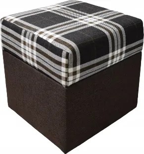 Nyitható Puf 40x40 Rácsos Lobox Muna Inari színek