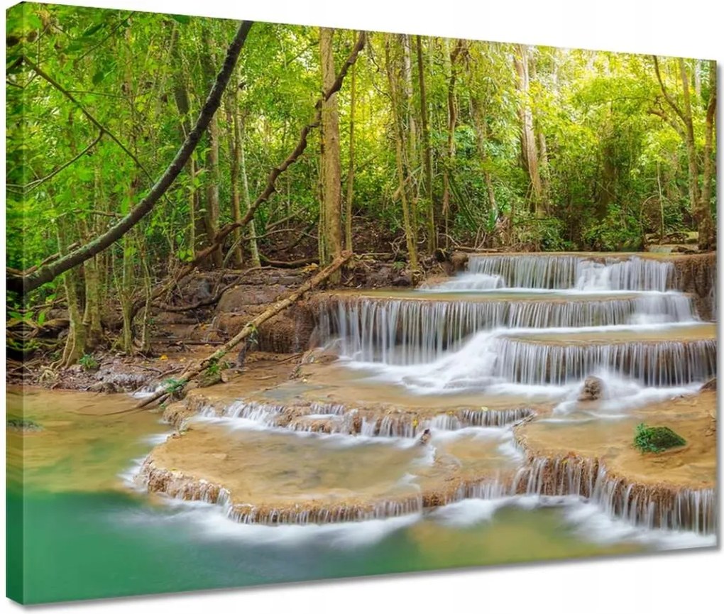 Vászonkép 40x30 Tájkép Vízesés