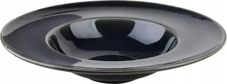 Paszta tányér stílusos szürke kerámia 27cm