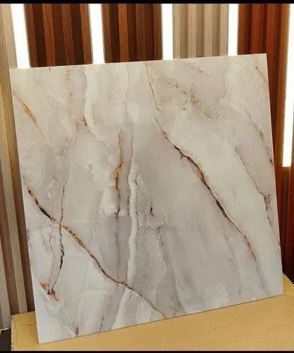 12 Db Királyi Márvány Dekor Lap Falpanel Falra 60 X 60 Cm Fényes Vízálló Felülettel Bézs