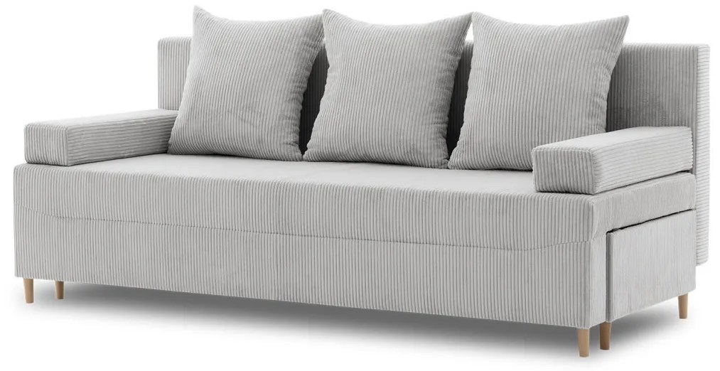 Fireze kanapé, kordbársony, szürke