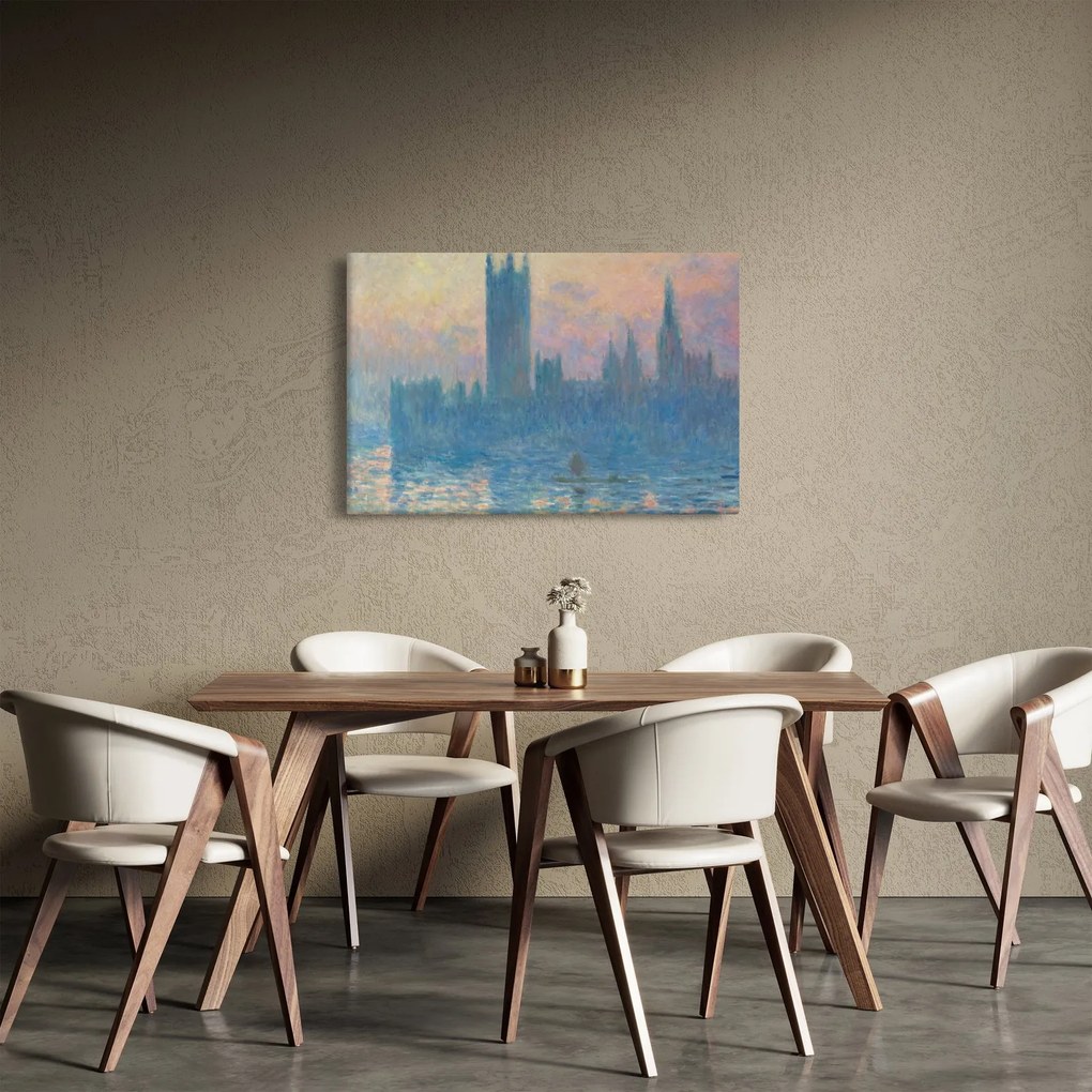 Kép - Claude Monet, The Houses of Parliament, Sunset, reprodukciók (90x60 cm)