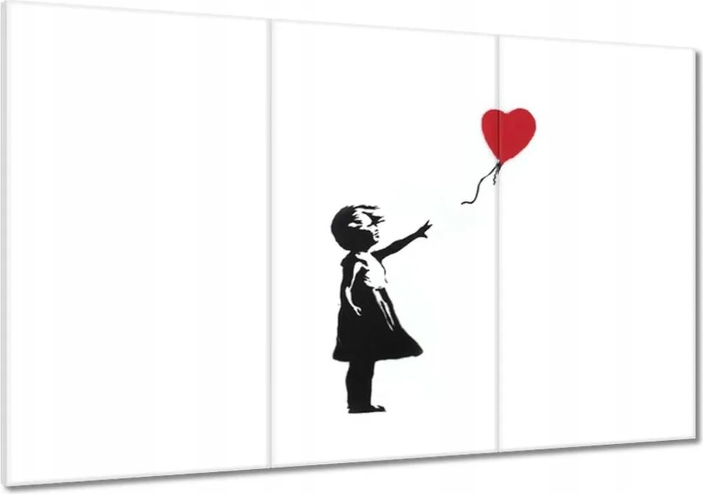 Képek 120x80 Lány Léggömb Banksy