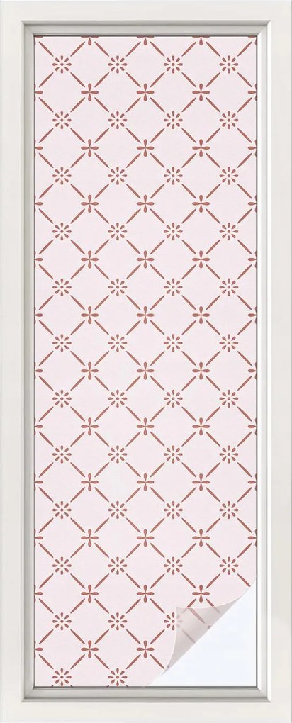 Öntapadós szélvédő furnér Adatvédelem Virágos minták 50x146