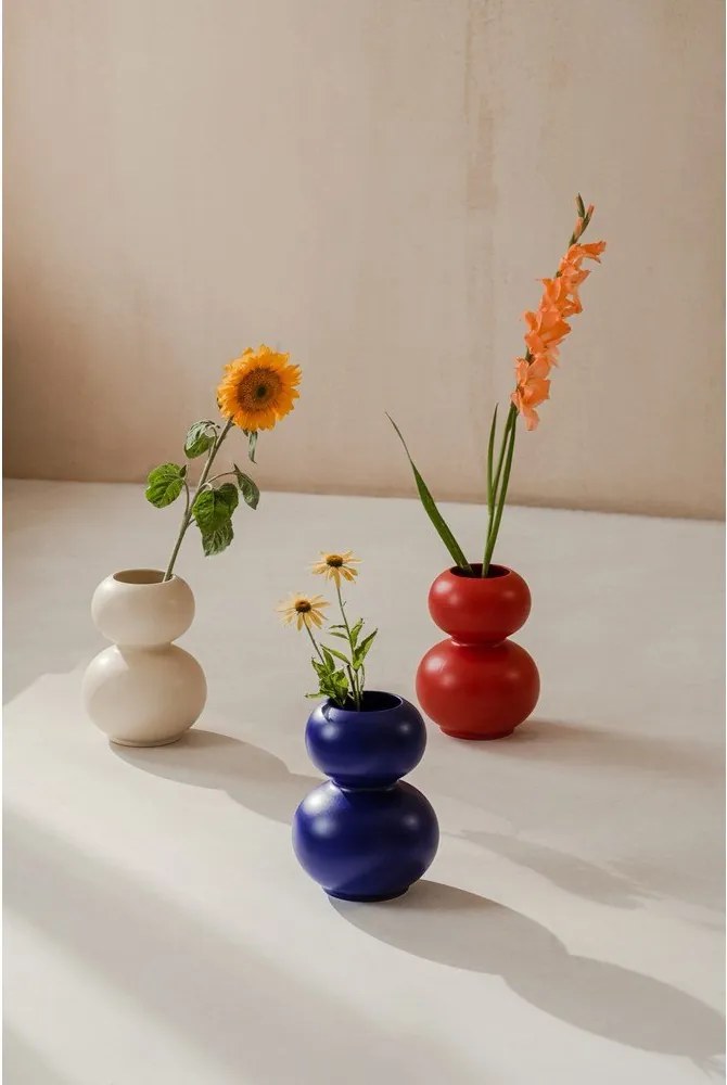 Sötétkék kerámia váza (magasság 36 cm) Tuga – noo.ma