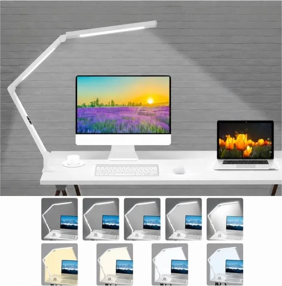 Brilagi-LED VARIO dimmelhető érintős asztali lámpa LED/12W/230V 3000-6500K fehér