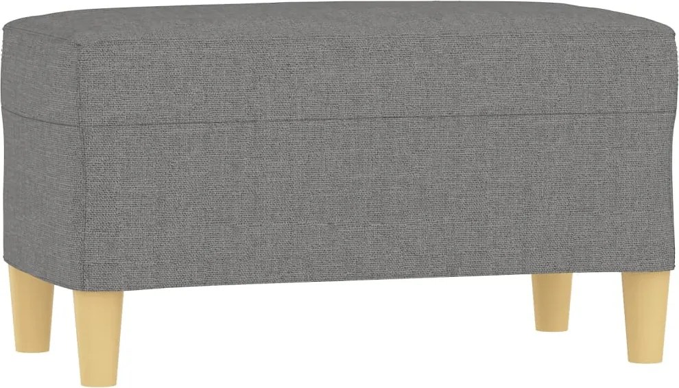 vidaXL sötétszürke szövet pad 70 x 35 x 41 cm