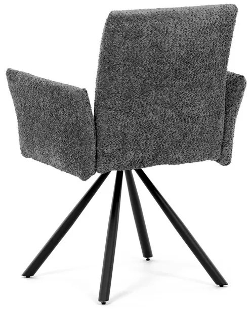 Szürke Bouclé Étkezőszék. DCH-W1117 GREY2