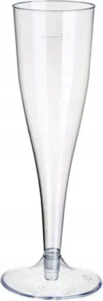 Pezsgős poharak Eldobható pezsgős pohár színtelen 100ml 12db