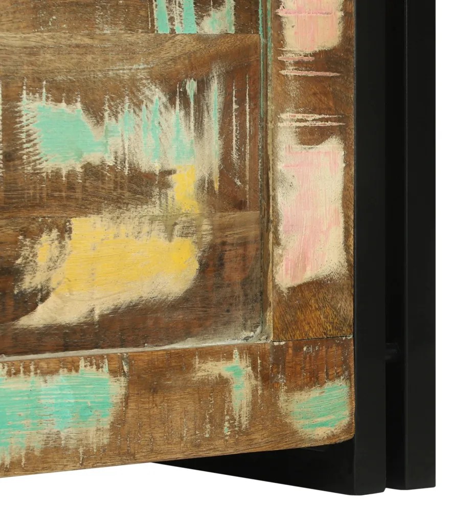 Tároló Doboz tárolóval 60 x 40 x 41 cm Újrahasznosított fa