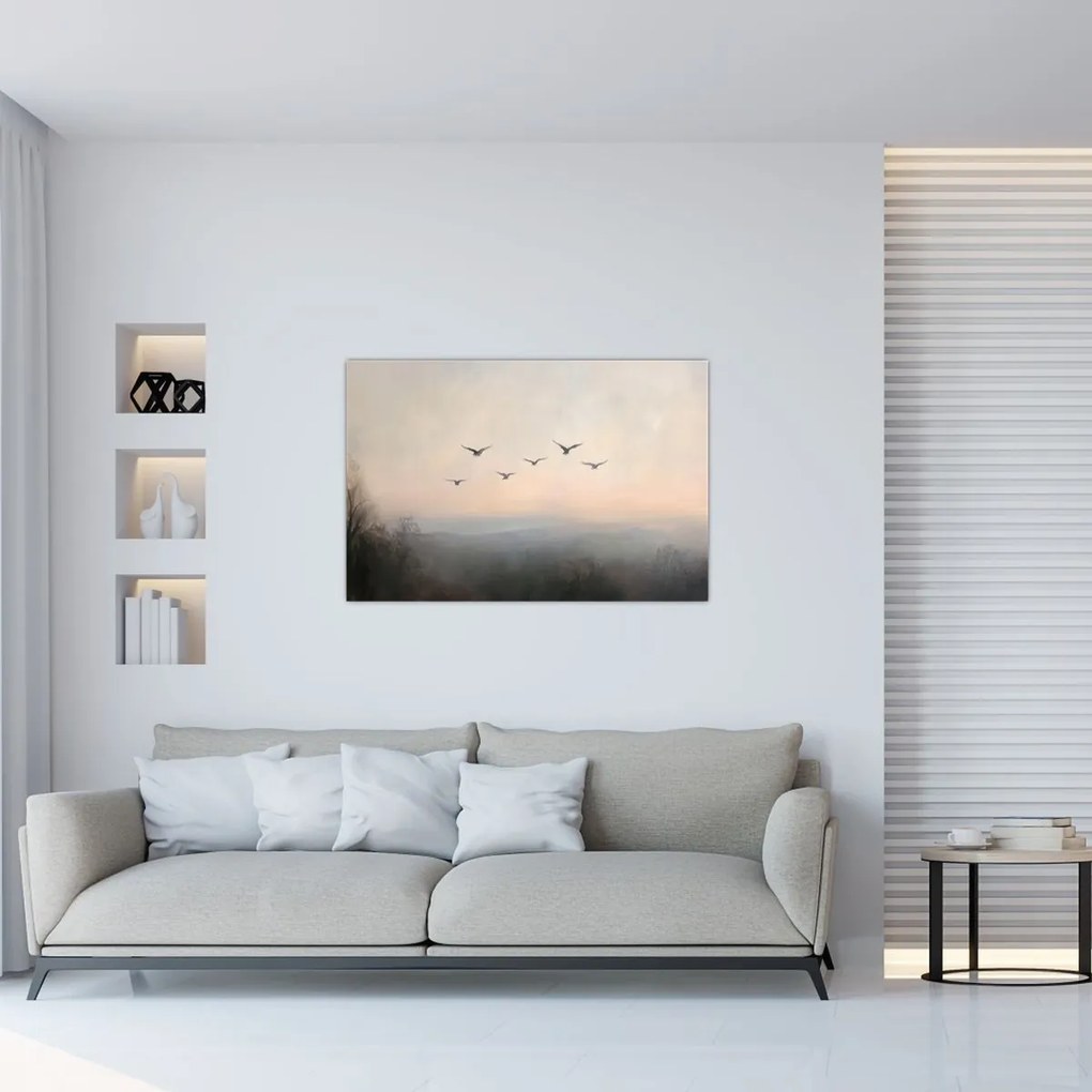 Kép - Madárcsapat (90x60 cm)