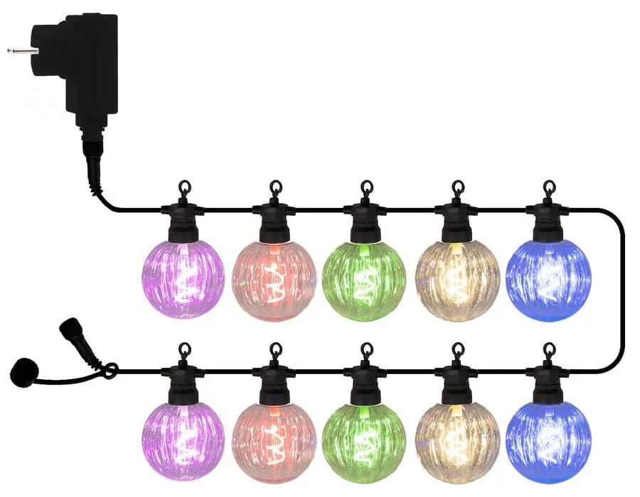 Fényfüzér, izzók száma 10 db, hosszúság 300 cm Luke – Sirius