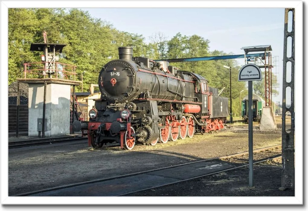 Poszterek keretben 60x40 Gőzmozdony Ty1-76