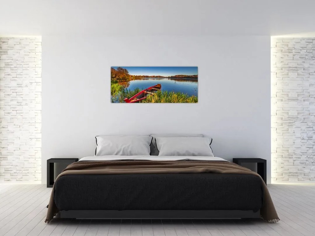 Egy piros pont képe (120x50 cm)