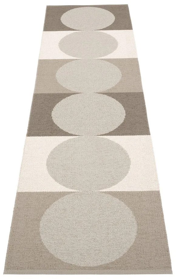 Szürke-krémszínű kültéri-beltéri futószőnyeg 70x280 cm Otto Clay – Pappelina