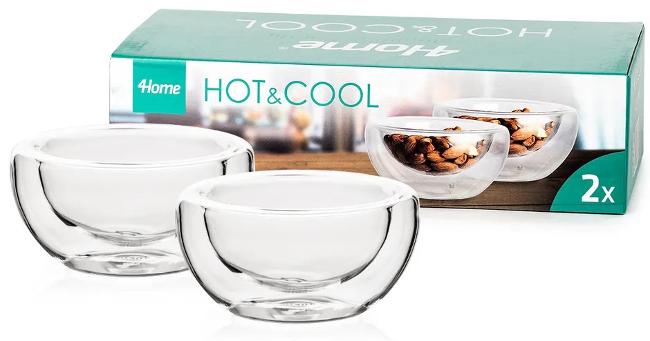 4Home Hot&Cool thermo tál, 220 ml, 2 db