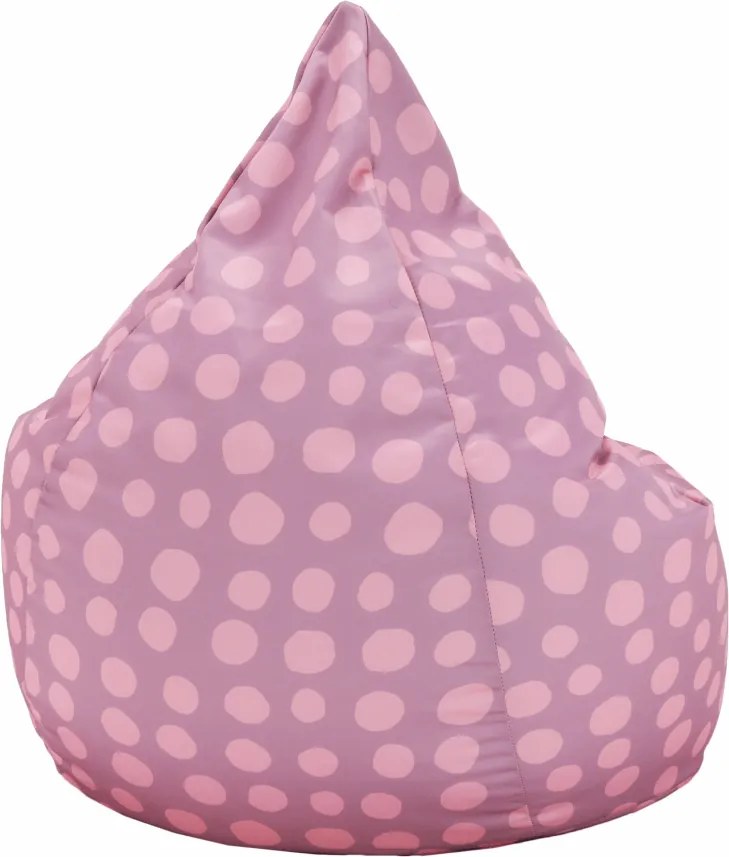 Babzsák, rózsaszín-lila/minta, TELDIN