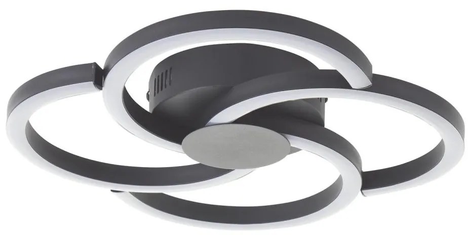 Brilliant - LED Mennyezeti lámpa FICO LED/22W/230V átm. 34 cm fekete