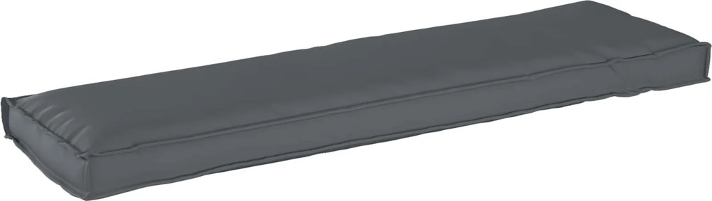vidaXL Párna Antracit 140 x 40 x 8 cm Oxford Szövet