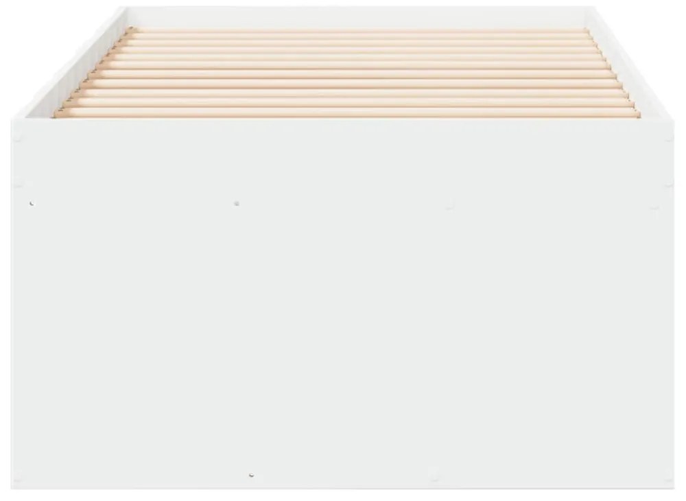 fehér kanapéágy fiókkal matrac nélkül 100x200 cm