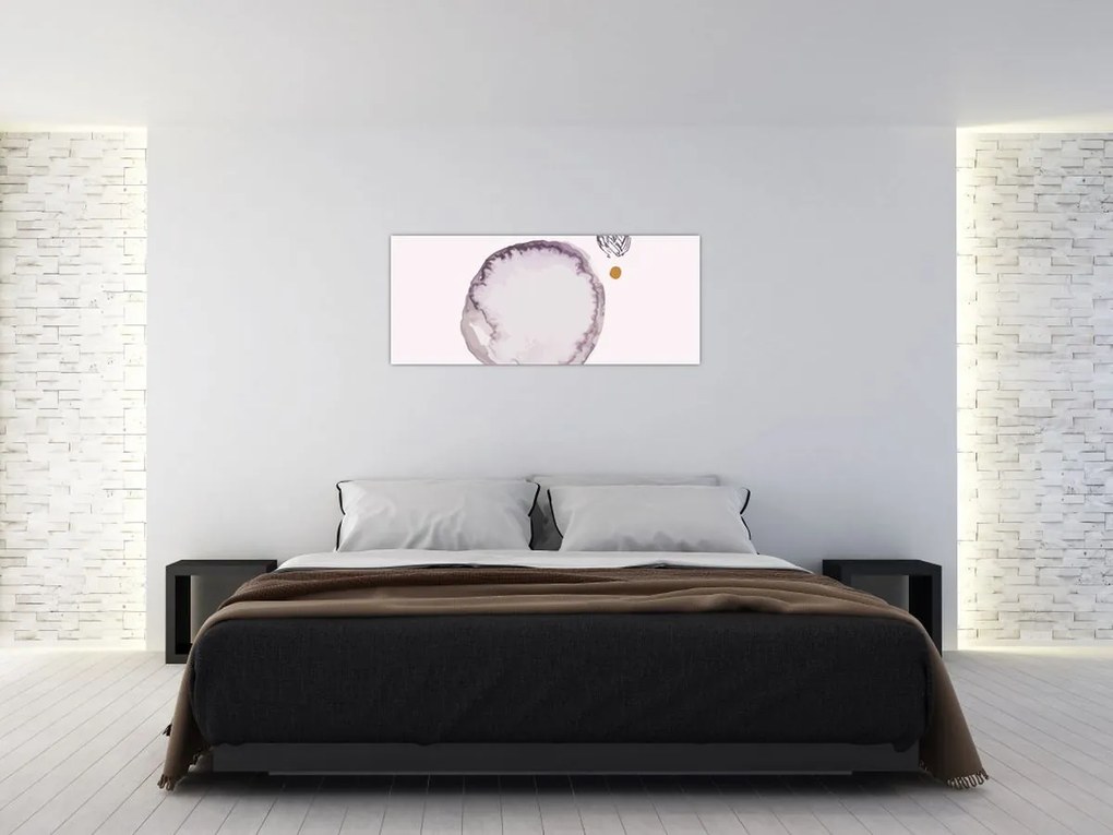 Kép - Lila minimalizmus N⁰4 (120x50 cm)