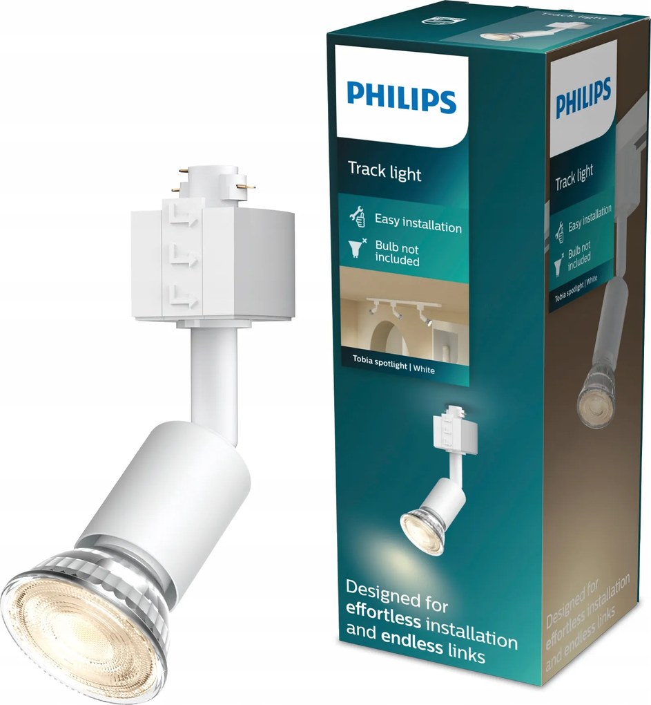 Sínre szerelhető spotlámpa Led sínre GU10 EasyLink Tobia Philips