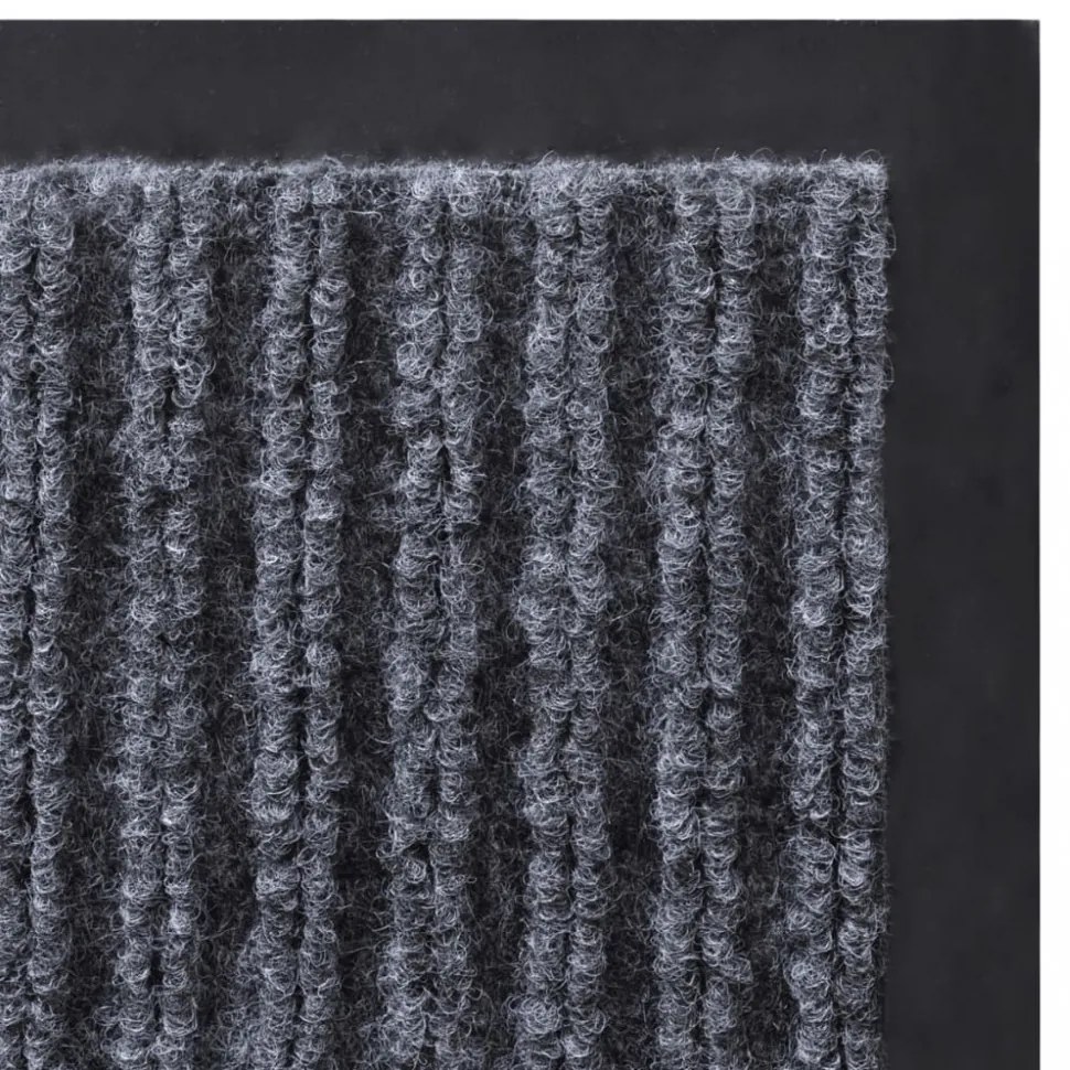 4 db szürke PVC lábtörlő 90 x 60 cm