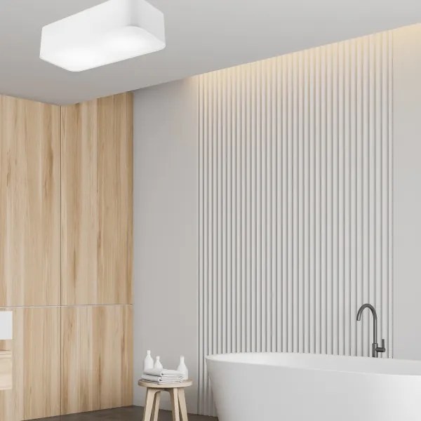 Mennyezeti lámpa SIRJA SQUARE 2xE27/15W/230V fehér