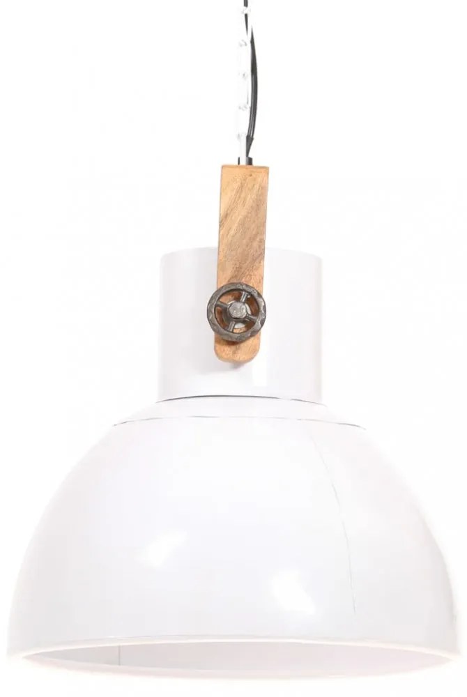 kerek fehér ipari függőlámpa 25 W 40 cm E27