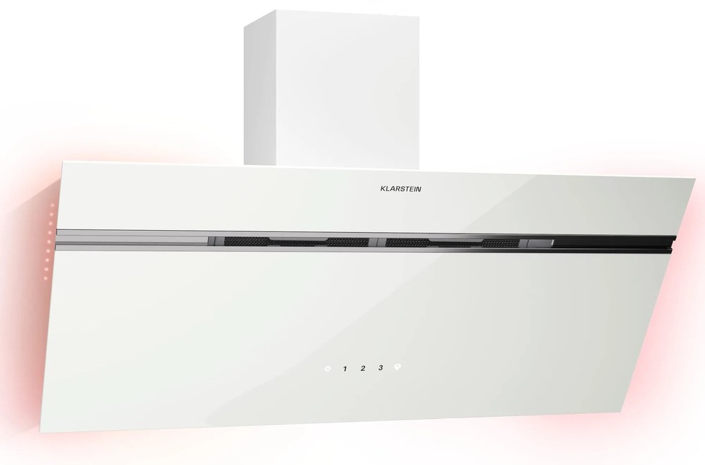 Klarstein Alina elszívó páraelszívó, 80 cm, 615 m³/h, Csendes, EEK A