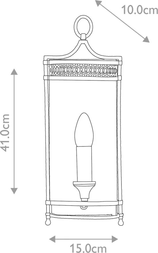 Elstead Lighting GUILDHALL GH-WB-DB Fali lámpa 1x60W/E14