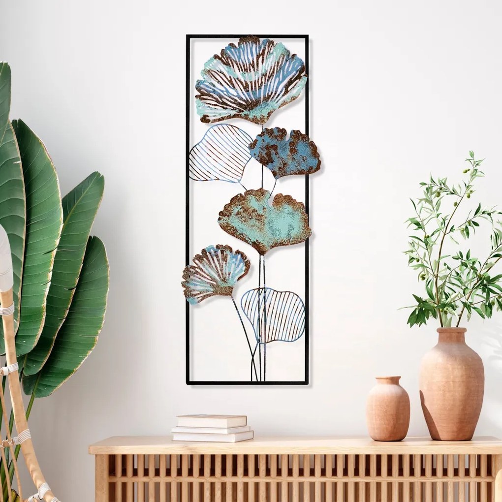 Fig fém fali dekoráció, 32×90 cm – TR930DYU1279