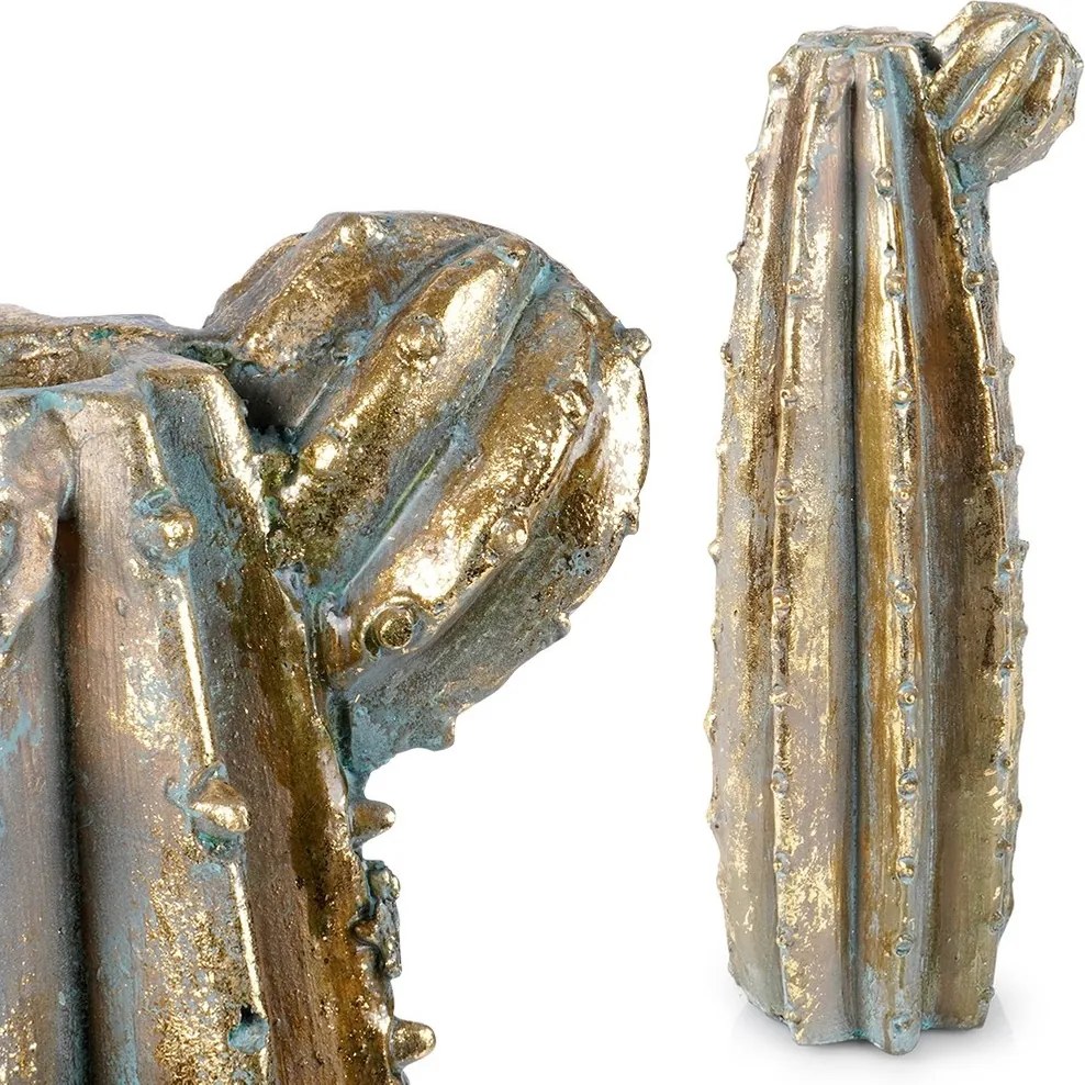 Arany váza Virágok Kompozíciók Virág Dekoráció Kaktusz figura