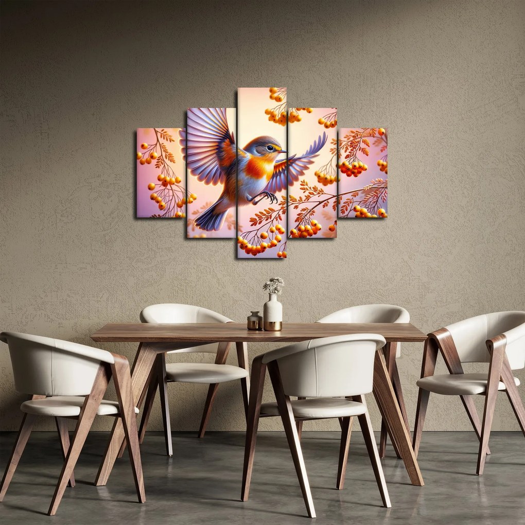 Kép - Madár berkenyével (150x105 cm)